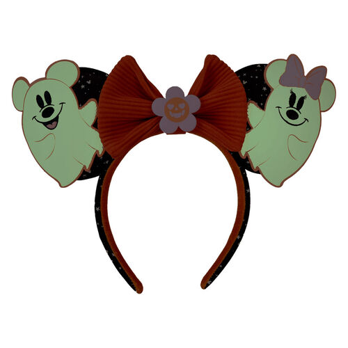 Diadema orejas Floral Ghost Mickey & Minnie Disney Loungefly