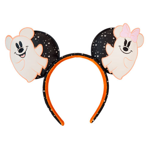 Diadema orejas Floral Ghost Mickey & Minnie Disney Loungefly