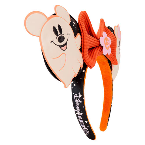 Diadema orejas Floral Ghost Mickey & Minnie Disney Loungefly