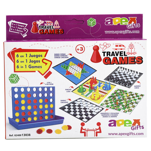 Travel game 6 in 1