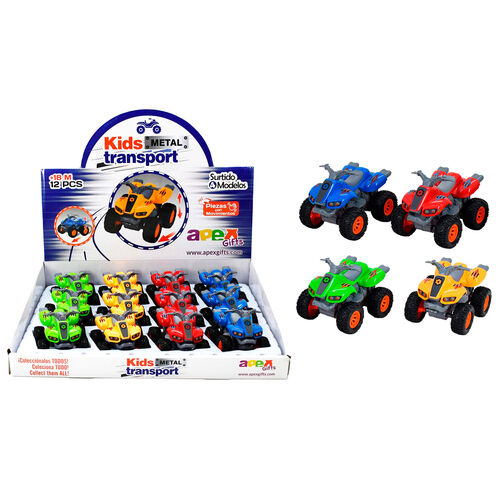 Quad Die Cast friccion surtido