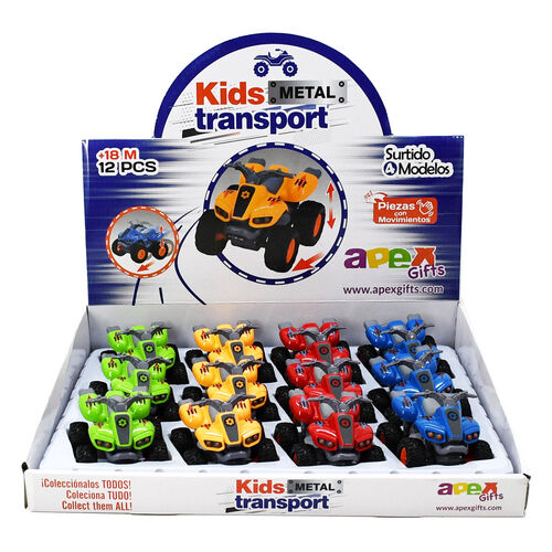 Die Cast Quad assorted friction toy