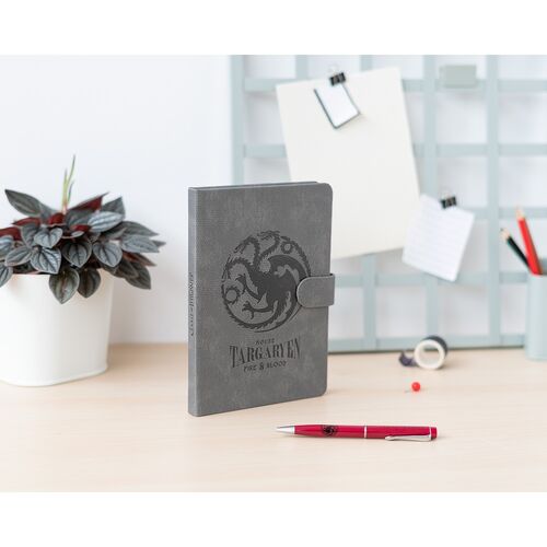 Cuaderno A5 premium + boligrafo Targaryen Juego de Tronos