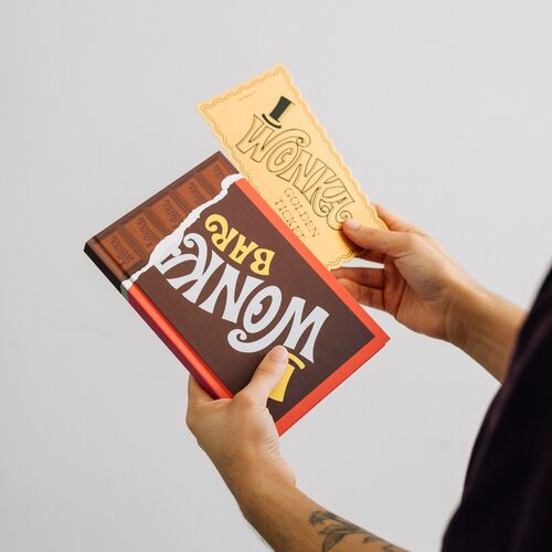 Cuaderno A5 premium Wonka Bar Willy Wonka