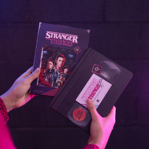 Stranger Things VHS A5 premium notebook