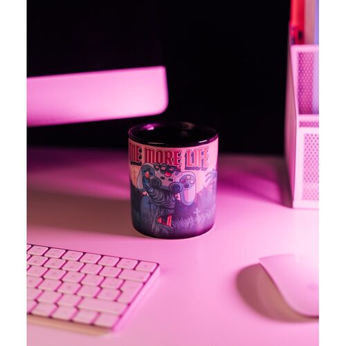 Taza termocolora Gameration One More Life 520ml