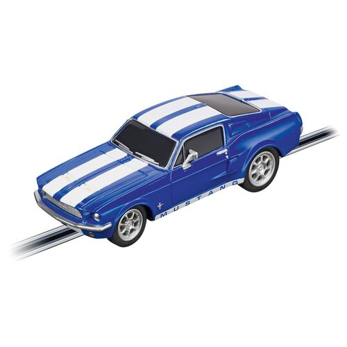 Coche Racing Blue Ford Mustang 67