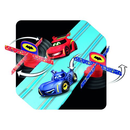 DC Comics Batwheels Time for Action Racing circuit