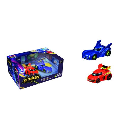 Blister 2 coches Bam vs Redbird Batwheels