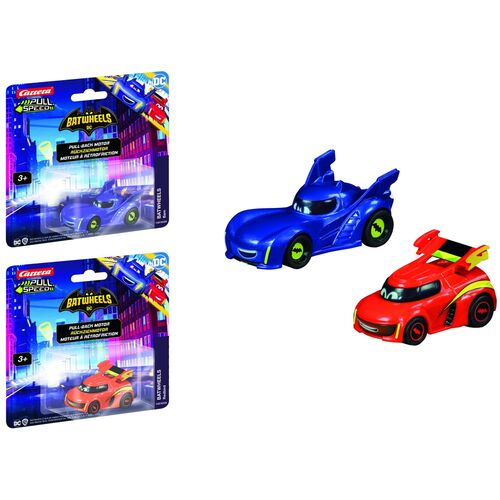 Coche Pull & Speed Batwheels DC Comics surtido