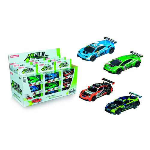 Coche Pull & Speed GT Racers surtido