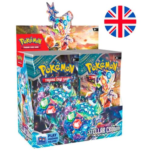 Sobre juego cartas coleccionables SV7 Pokemon ingles surtido