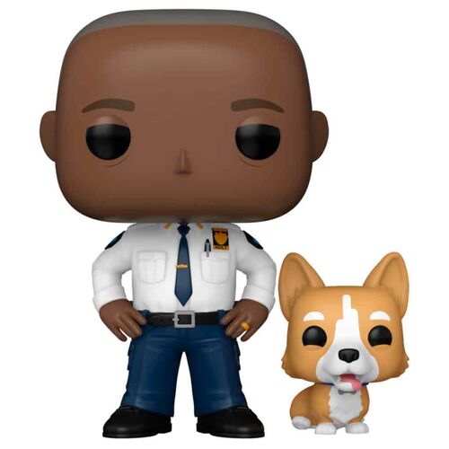 POP figure Brooklyn Nine-Nine  Captain Holt with Cheddar