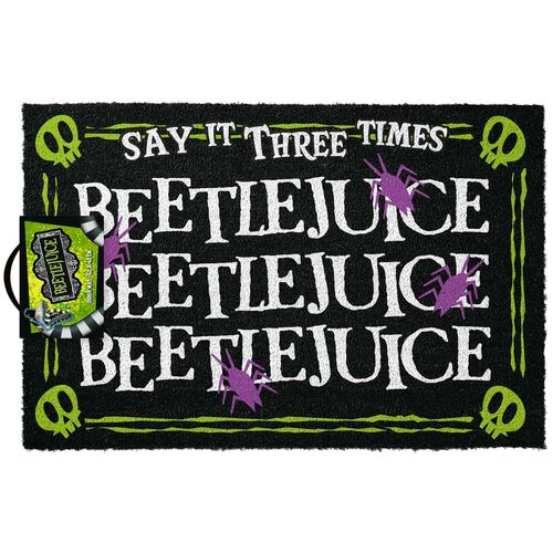 Beetlejuice doormat