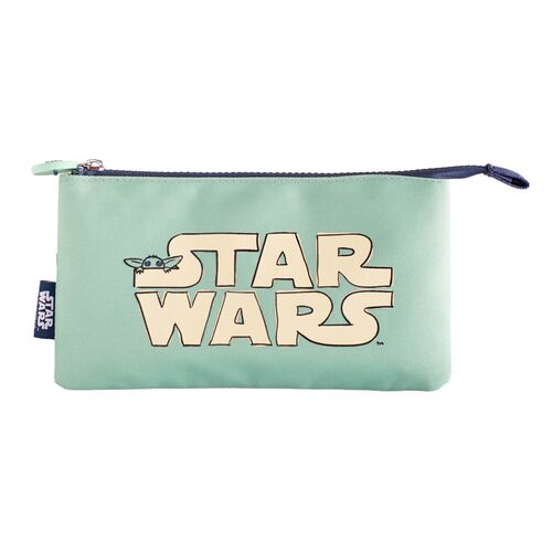 Star Wars The Mandalorian triple pencil case