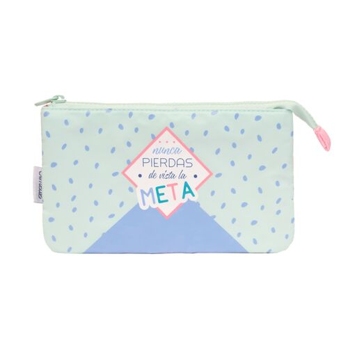 Amelie triple pencil case