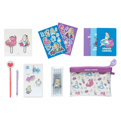 Disney Alice in Wonderland stationery kit