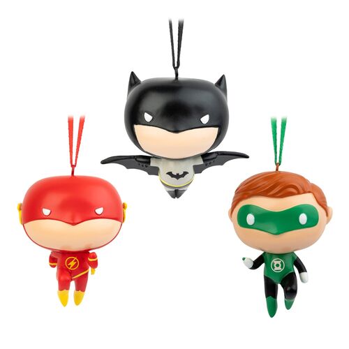 DC Comics Set 3 Christmas ornaments