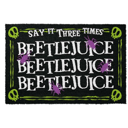 Beetlejuice doormat