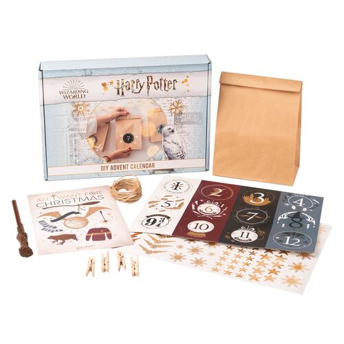 Calendario adviento Navidad en Hogwarts Harry Potter