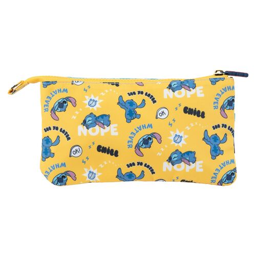 Disney Stitch triple pencil case