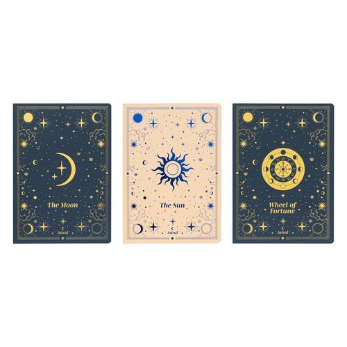 Astral pack 3 A5 notebooks