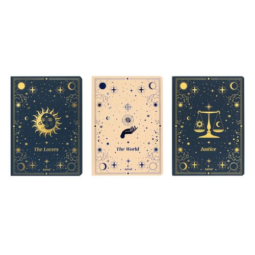 Set 3 cuadernos A6 Astral