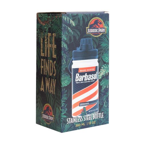 Botella acero inoxidable Barbasol Jurassic Park 380ml