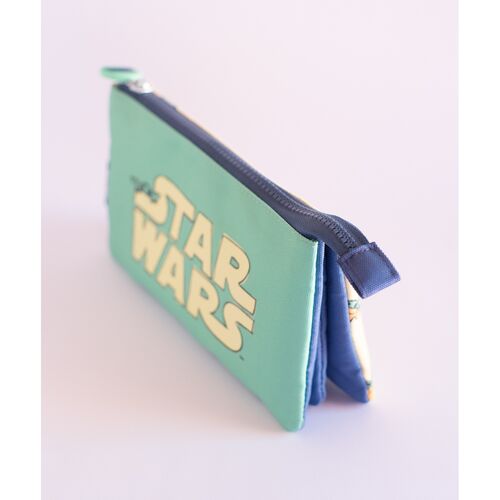 Star Wars The Mandalorian triple pencil case