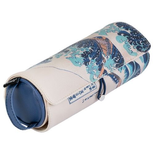 The Great Wave of Kanagawa Hokusai Roll-up carry pencil case