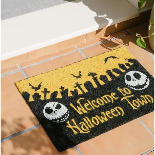 Disney Nightmare Before Christmas Halloween Town doormat