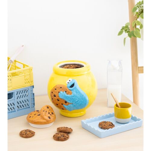 Sesame Street Cookie Monster Biscuit box