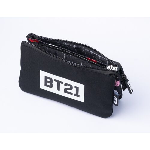 BT21 Cool triple pencil case