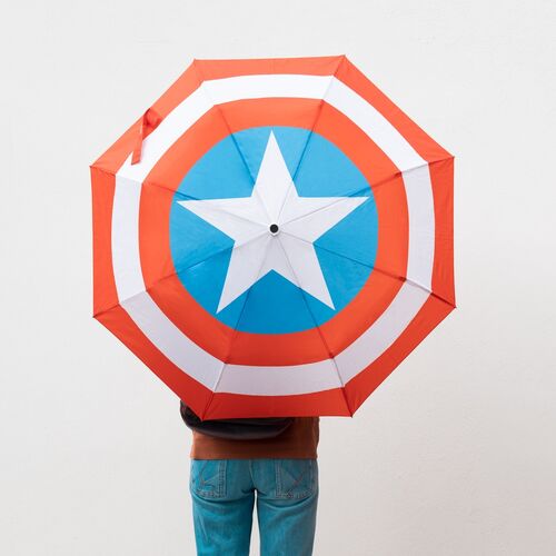 Paraguas plegable automatico Capitan America Marvel