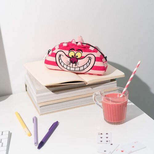 Disney Alice in Wonderland Cheshire cat push pencil case