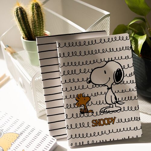 Snoopy Lazy Days pack 3 A5 notebooks