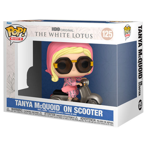 POP figure Rides The White Lotus Tanya McQuoid on Scooter