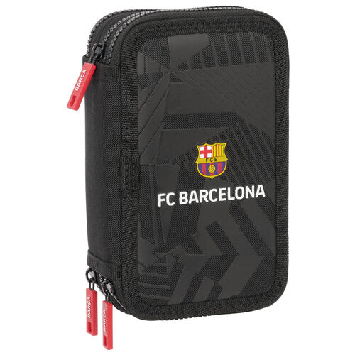 FC Barcelona Black triple pencil case 37pcs