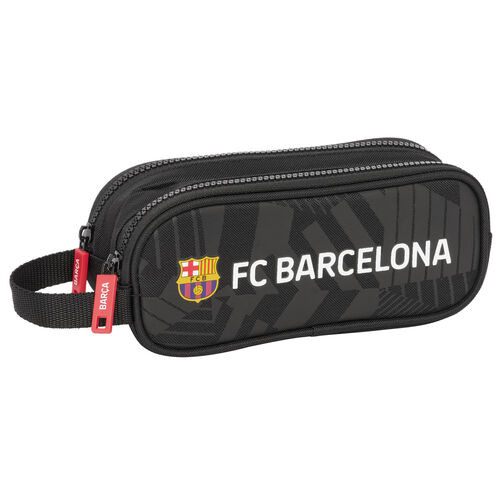 FC Barcelona Black double pencil case