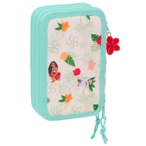 Disney Vaiana Moana triple pencil case 37pcs