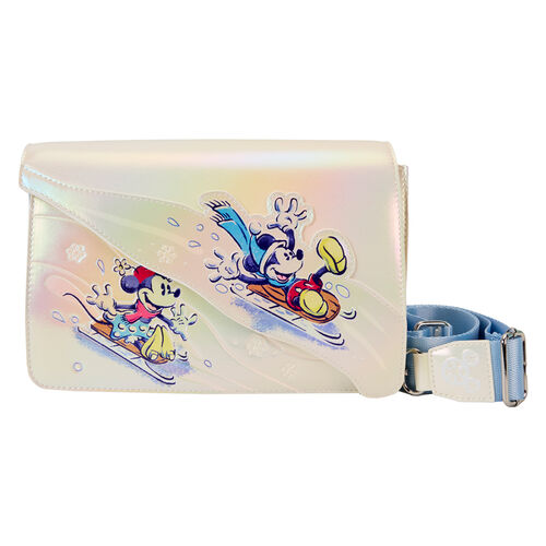 Loungefly Disney Mickey and Friends Winter Wonderland shoulder bag