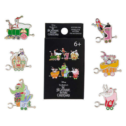 Loungefly assorted Blind Box Enamel Pin Disney Nightmare Before Christmas Town