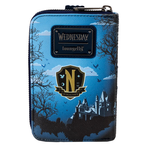 Loungefly Wednesday Nevermore Academy wallet