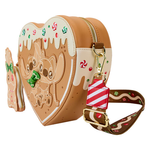 Bolso bandolera Gingerbread Stitch Disney Loungefly