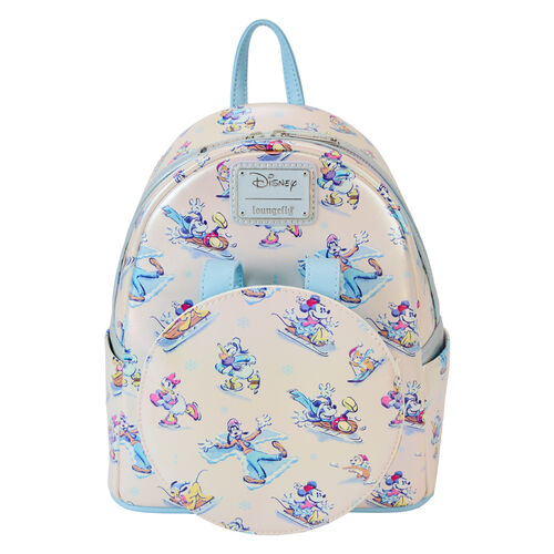 Loungefly Disney Mickey and Friends Winter Wonderland backpack + headband set 26cm