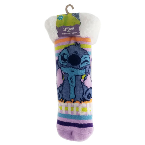 Calcetin antideslizante sherpa Stitch Disney