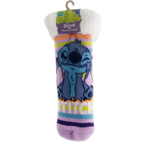 Disney Stitch adult Anti-slip sherpa socks