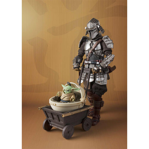 Star Wars Ronin Mandalorian Beskar Armor & Grogu figure 18cm