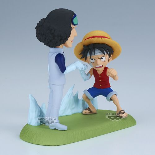 One Piece World Collectable Figure Log Stories Monkey D. Luffy vs Kuzan 9cm