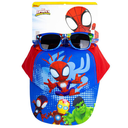 Marvel Spidey and His Amazing Friends set cap + sunglasses